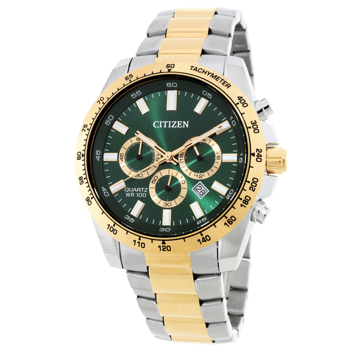 citizen sports chronograph quartz green dial men's watch an8234 58x citizen sports chronograph quartz green dial men's watch an8234 58x