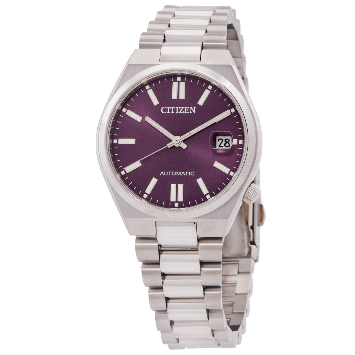 citizen tsuyosa automatic purple dial watch nj0200 50w citizen tsuyosa automatic purple dial watch nj0200 50w