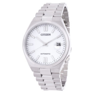 citizen tsuyosa automatic white dial men's watch nj0150 56a