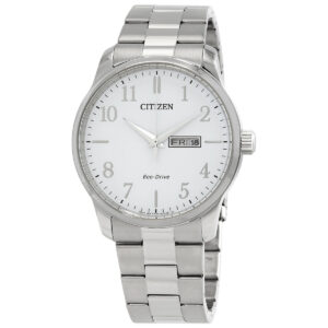 citizen white dial men's watch bm8550 81a
