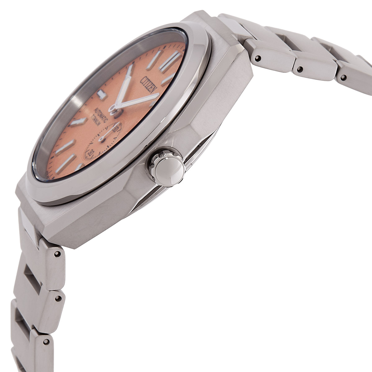 citizen zenshin automatic salmon dial men's watch nj0180 80z citizen zenshin automatic salmon dial men's watch nj0180 80z