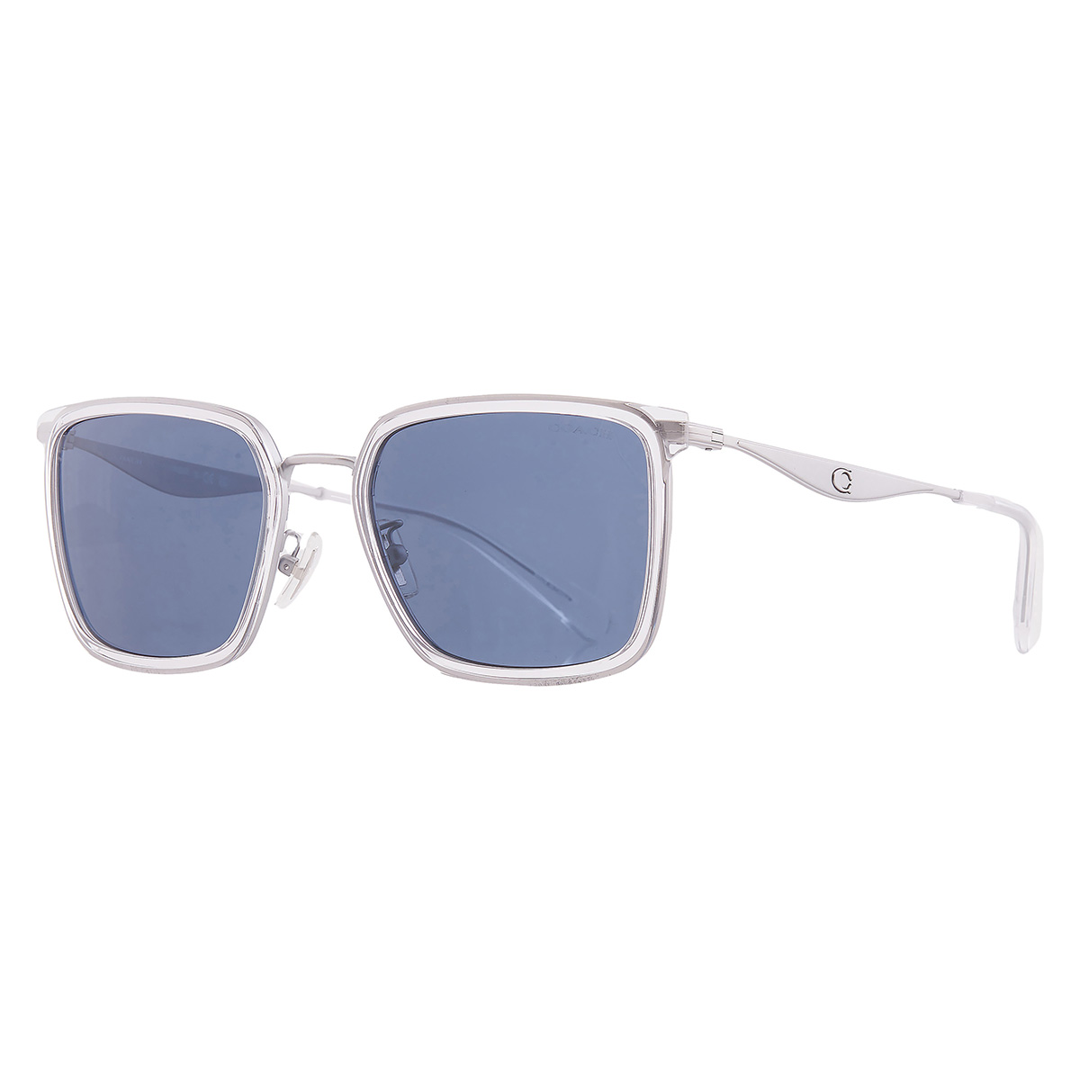 coach blue square men's sunglasses hc7171 945580 56 coach blue square men's sunglasses hc7171 945580 56