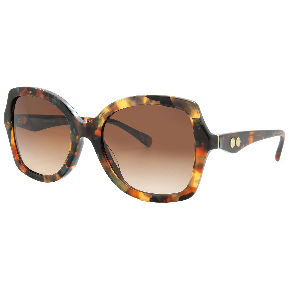 coach brown gradient butterfly ladies sunglasses hc8410u 584474 56 coach brown gradient butterfly ladies sunglasses hc8410u 584474 56