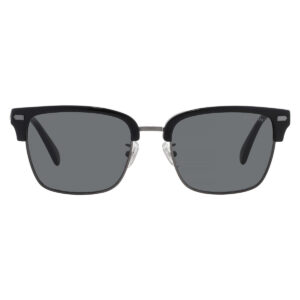 coach dark grey square men's sunglasses hc8412 500287 56