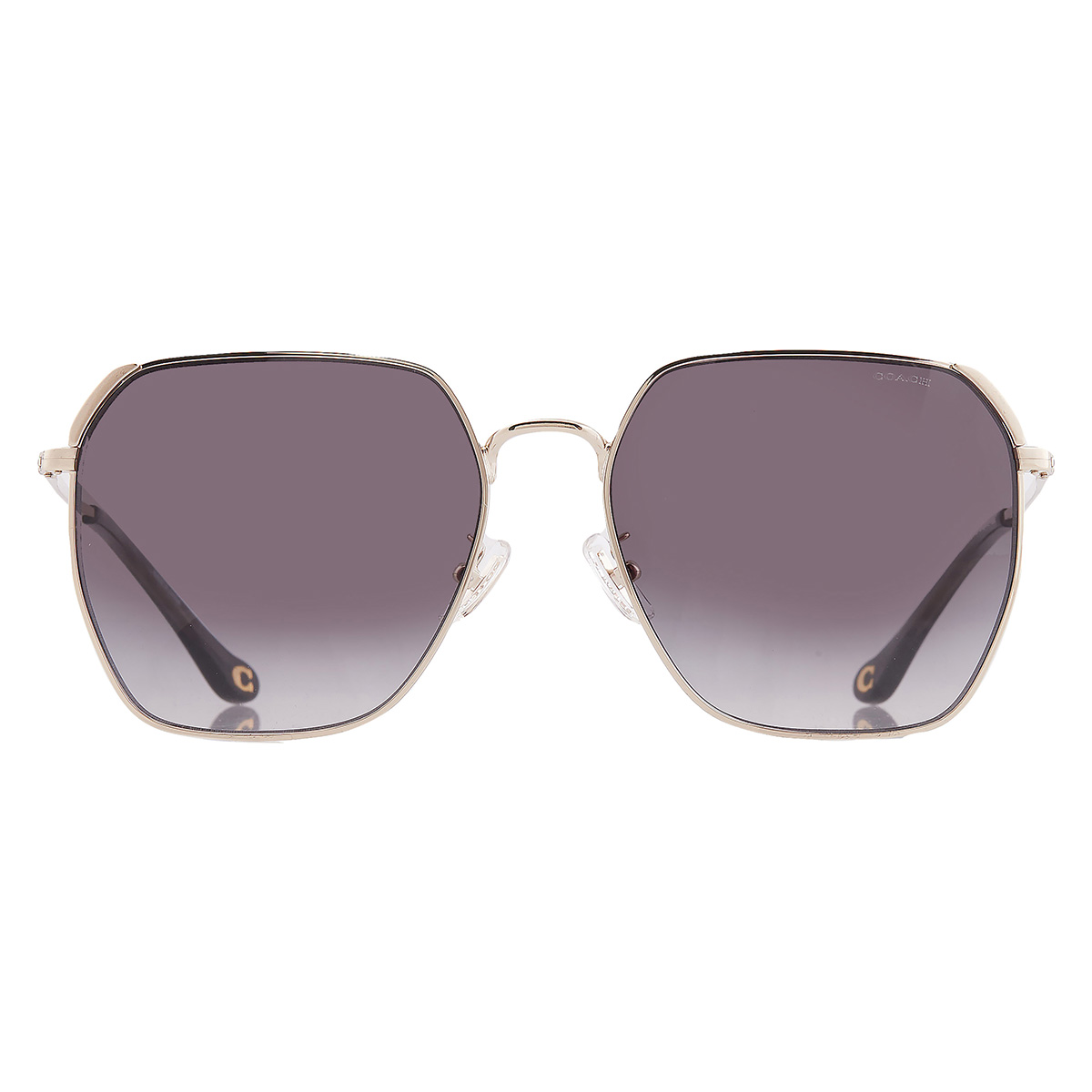 coach gradient grey geometric sunglasses hc7165d 90053c 60 coach gradient grey geometric sunglasses hc7165d 90053c 60