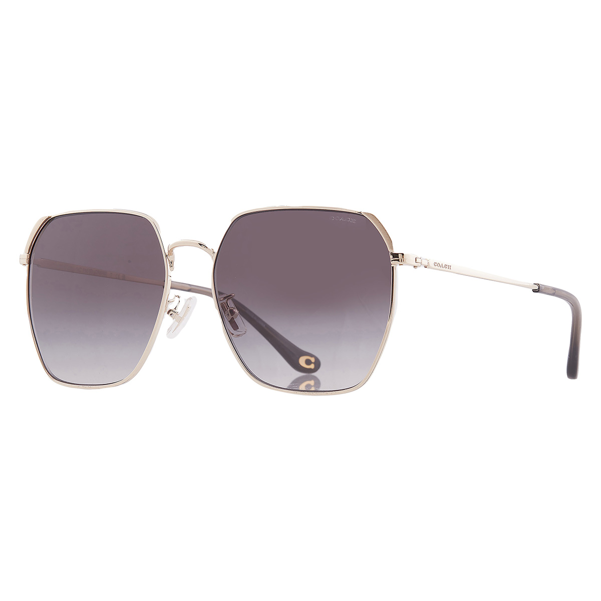 coach gradient grey geometric sunglasses hc7165d 90053c 60 coach gradient grey geometric sunglasses hc7165d 90053c 60