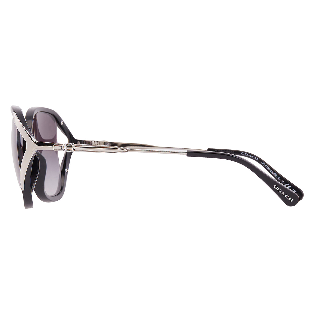 coach gradient grey oval sunglasses hc8396u 50028g 56 coach gradient grey oval sunglasses hc8396u 50028g 56