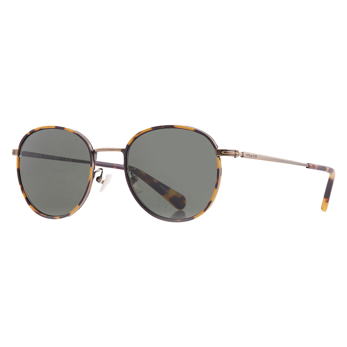 coach green oval men's sunglasses hc7163 933371 52 coach green oval men's sunglasses hc7163 933371 52