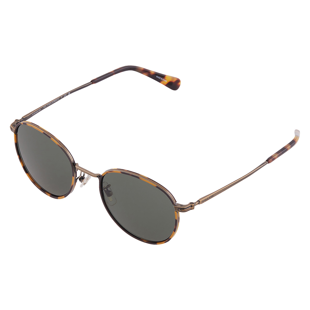 coach green oval men's sunglasses hc7163 933371 52 coach green oval men's sunglasses hc7163 933371 52