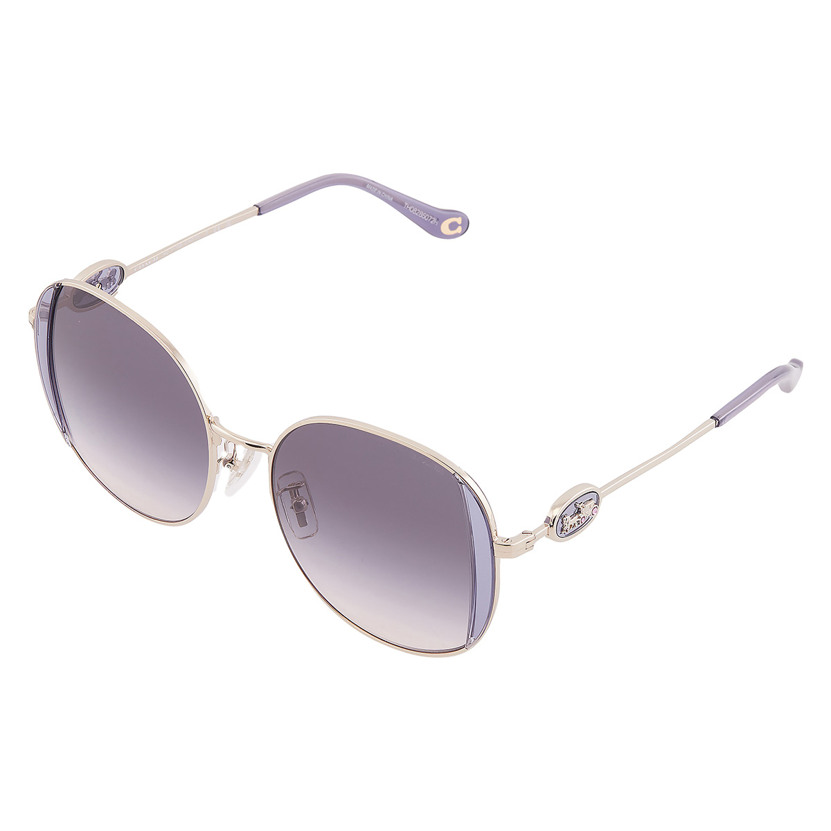 coach lilac peach gradient round ladies sunglasses hc7176b 900536 54 coach lilac peach gradient round ladies sunglasses hc7176b 900536 54