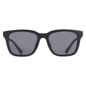 coach polarized grey square men's sunglasses hc8426u 500281 54
