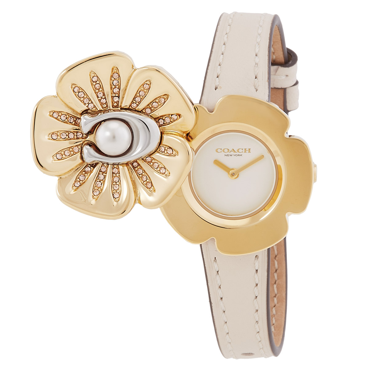 coach tea rose quartz silver dial ladies watch 14504151 coach tea rose quartz silver dial ladies watch 14504151