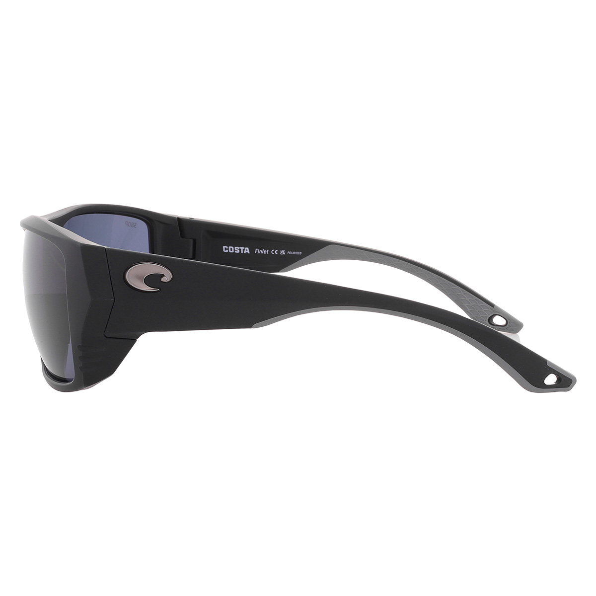 costa del mar finlet grey polarized polycarbonate wrap men's sunglasses 6s9118 911805 59 costa del mar finlet grey polarized polycarbonate wrap men's sunglasses 6s9118 911805 59