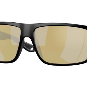 costa del mar fly line sunruse silver mirror polarized glass rectangular men's sunglasses 6s9129 912906 64