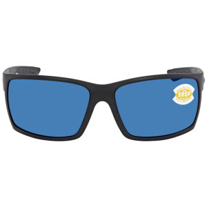 costa del mar reefton blue mirror polarized polycarbonate wrap men's sunglasses rft 01 obmp 64
