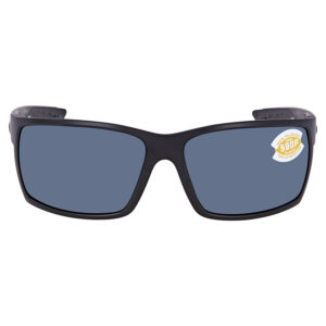 costa del mar reefton gray polarized polycarbonate men's sunglasses rft 01 ogp 64