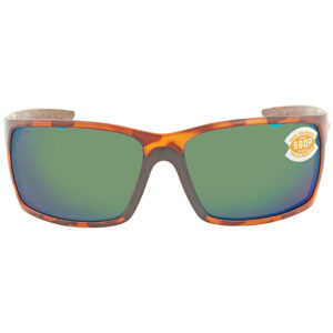 costa del mar reefton green mirror polarized polycarbonate rectangular men's sunglasses 6s9007 900711 64