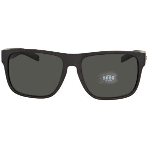 costa del mar spearo xl grey polarized glass rectangular men's sunglasses 6s9013 901304 59