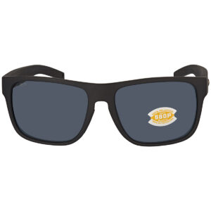 costa del mar spearo xl grey polarized polycarbonate men's sunglasses 6s9013 901306 59
