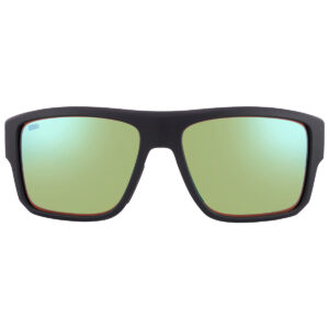costa del mar taxman green mirror polarized glass square men's sunglasses 6s9116 911602 59