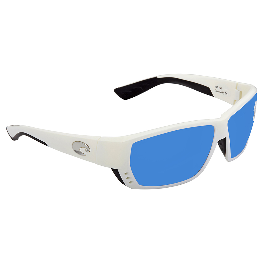 costa del mar tuna alley blue mirror polarized glass men's sunglasses ta 25 obmglp 62 costa del mar tuna alley blue mirror polarized glass men's sunglasses ta 25 obmglp 62