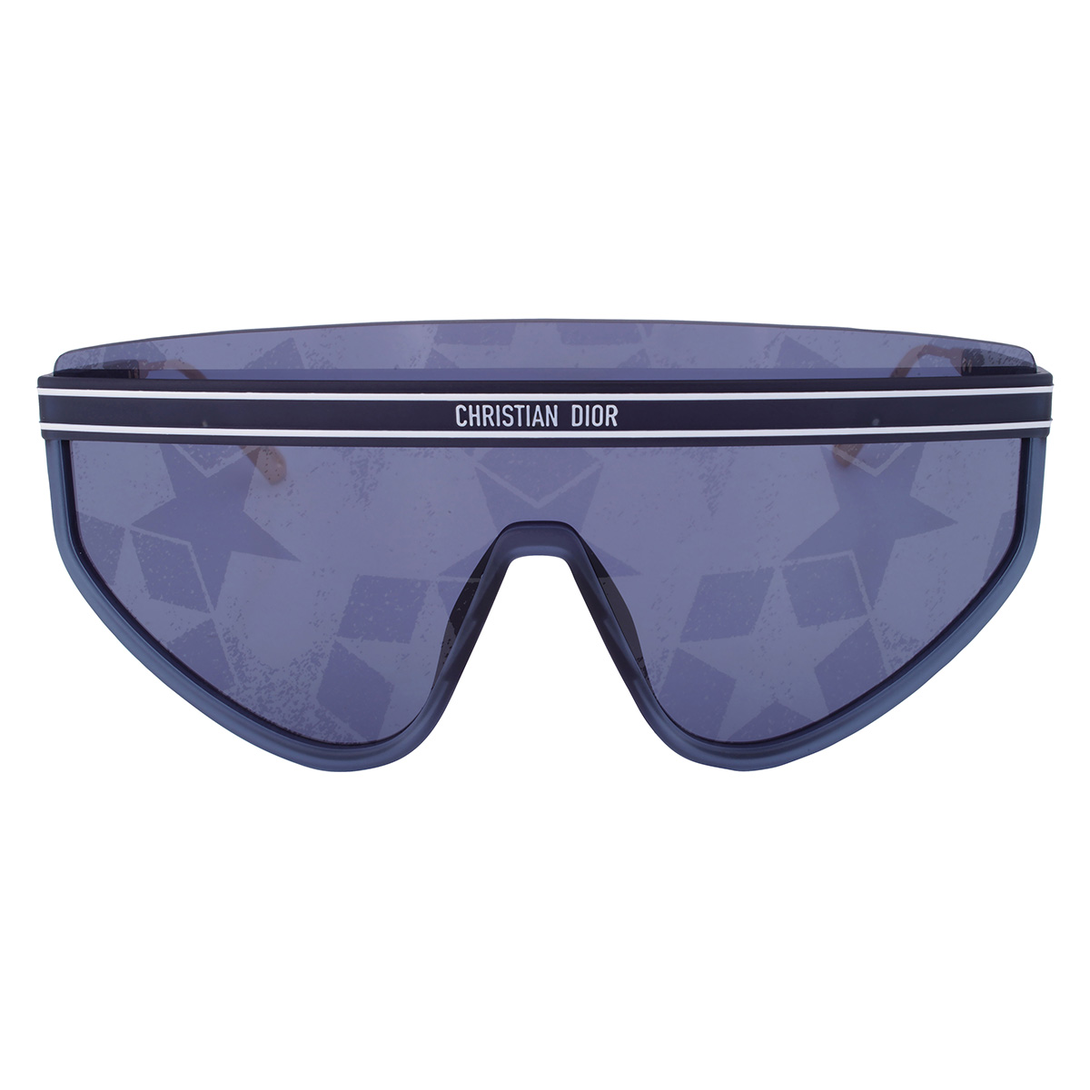 dior diorclub m2u silver mirrored blue star monogram shield ladies sunglasses cd40079u 91x 00 dior diorclub m2u silver mirrored blue star monogram shield ladies sunglasses cd40079u 91x 00