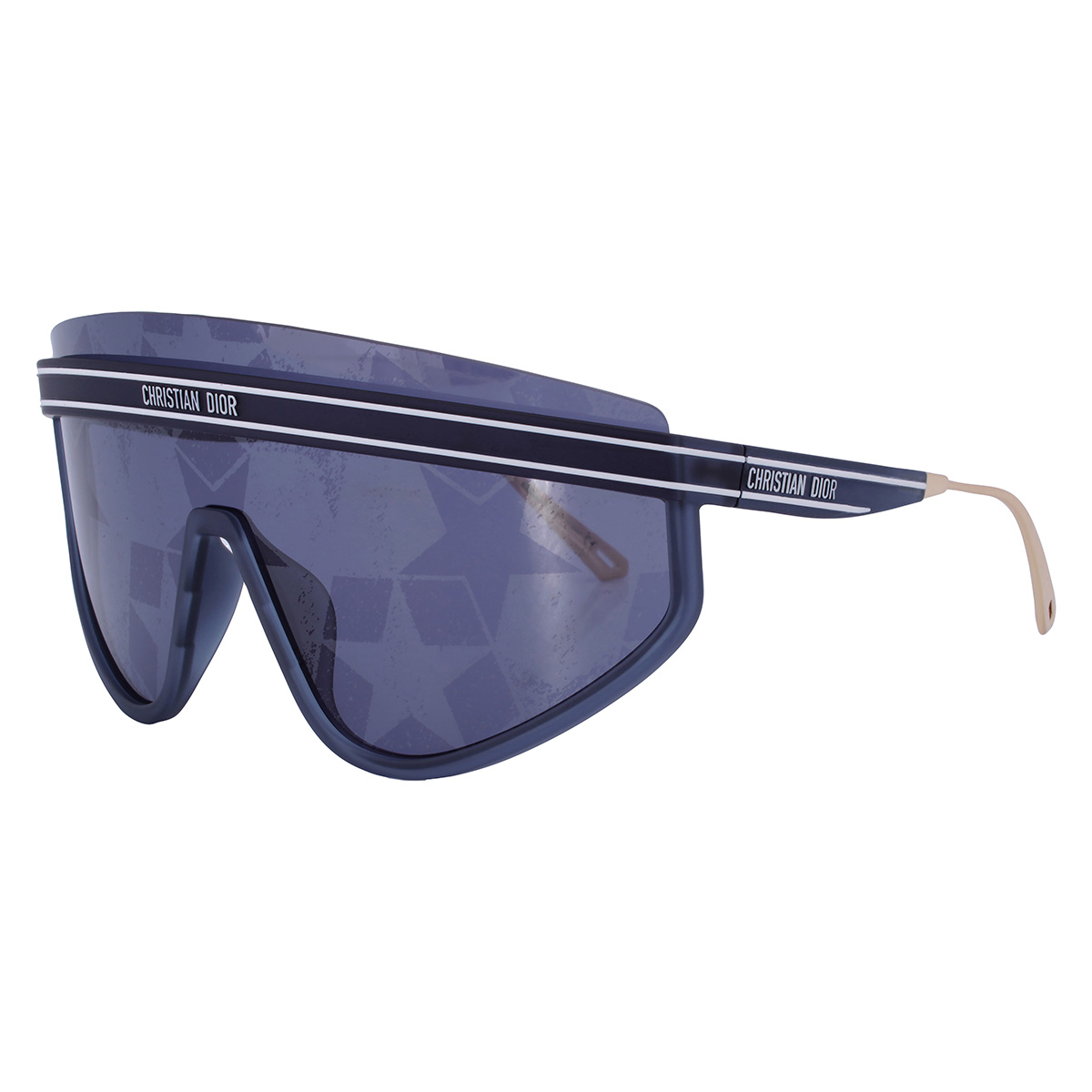 dior diorclub m2u silver mirrored blue star monogram shield ladies sunglasses cd40079u 91x 00 dior diorclub m2u silver mirrored blue star monogram shield ladies sunglasses cd40079u 91x 00