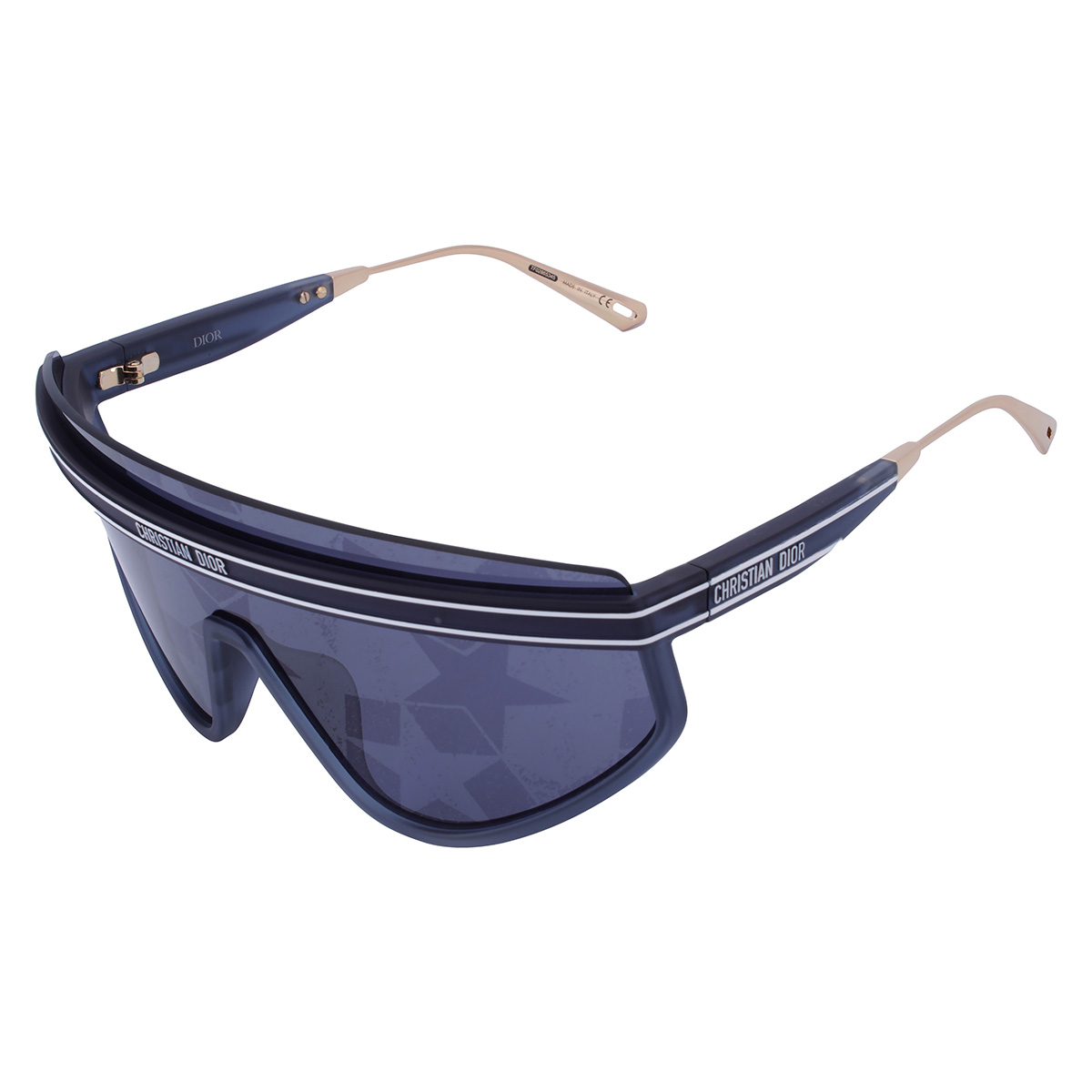 dior diorclub m2u silver mirrored blue star monogram shield ladies sunglasses cd40079u 91x 00 dior diorclub m2u silver mirrored blue star monogram shield ladies sunglasses cd40079u 91x 00