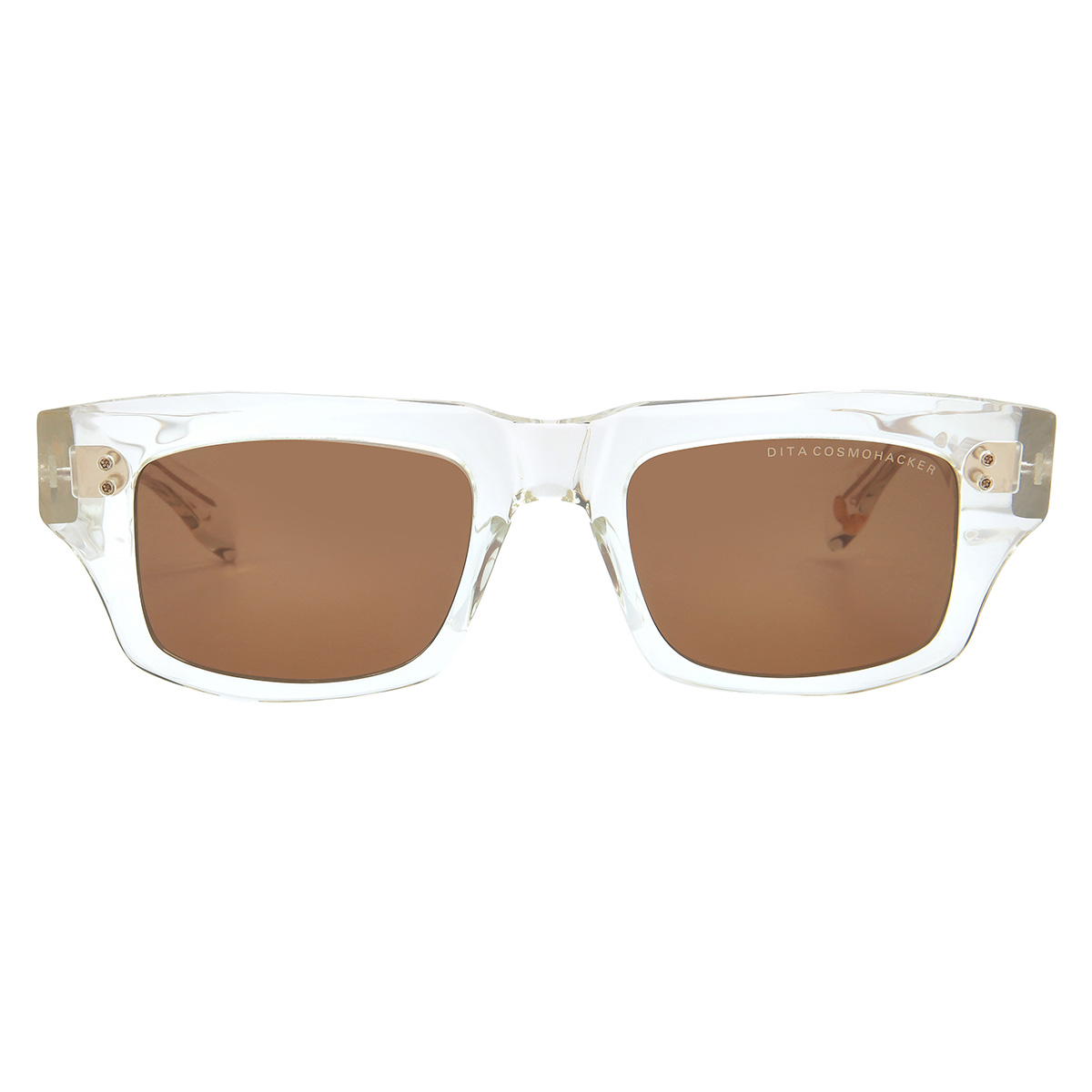 dita cosmohacker brown rectangular men's sunglasses dts727 a 02 52 dita cosmohacker brown rectangular men's sunglasses dts727 a 02 52