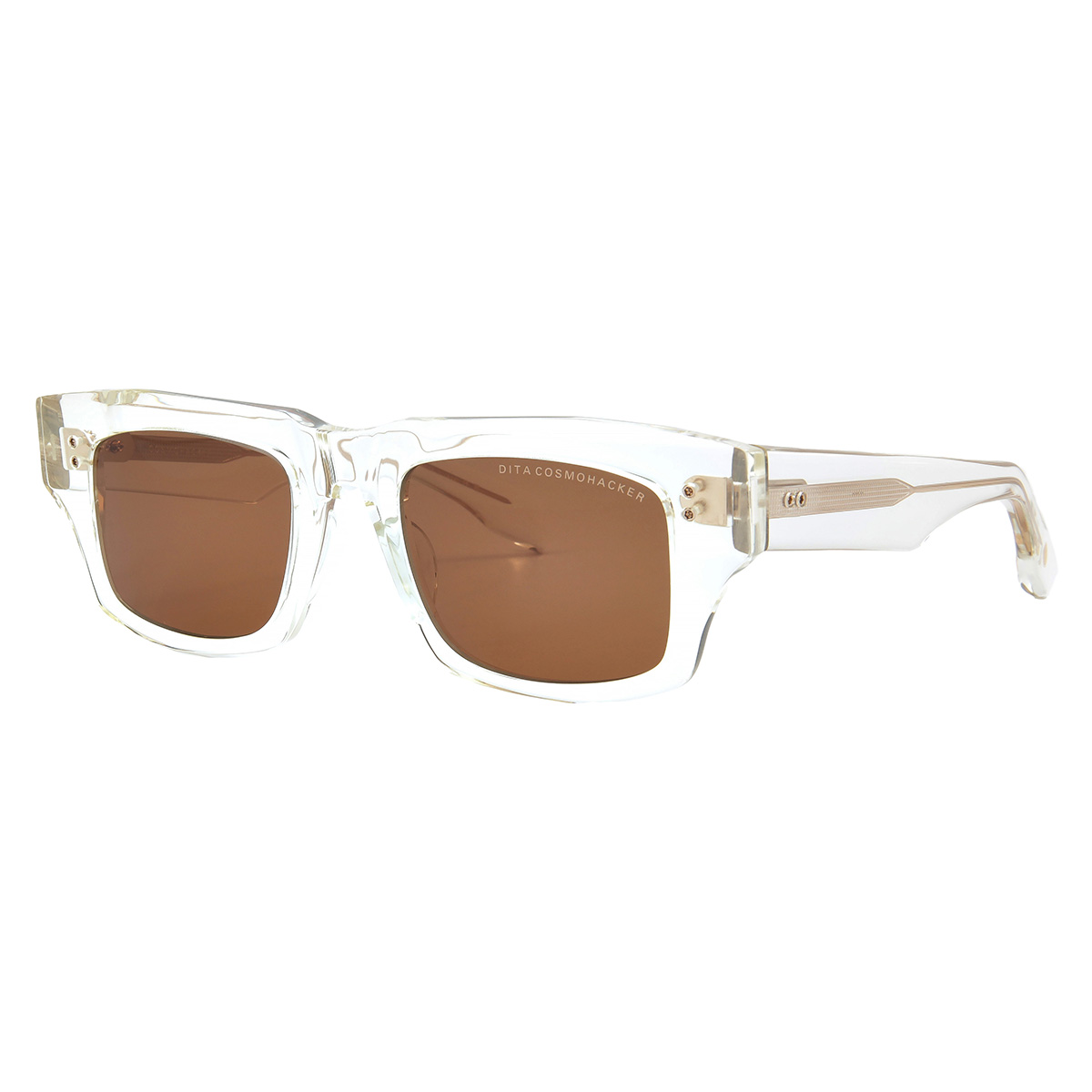 dita cosmohacker brown rectangular men's sunglasses dts727 a 02 52 dita cosmohacker brown rectangular men's sunglasses dts727 a 02 52