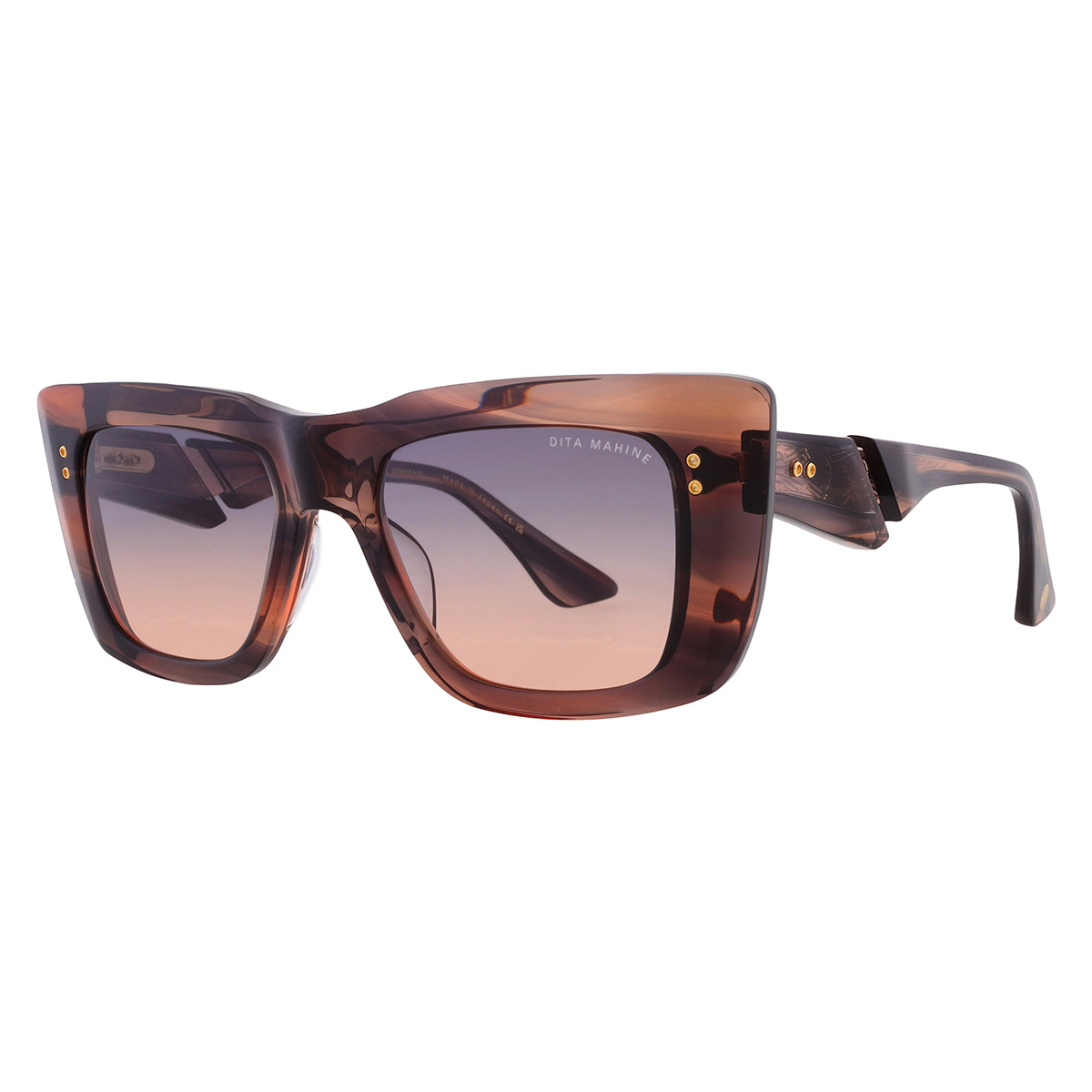dita mahine grey peach gradient cat eye ladies sunglasses dts437 a 02 53 dita mahine grey peach gradient cat eye ladies sunglasses dts437 a 02 53