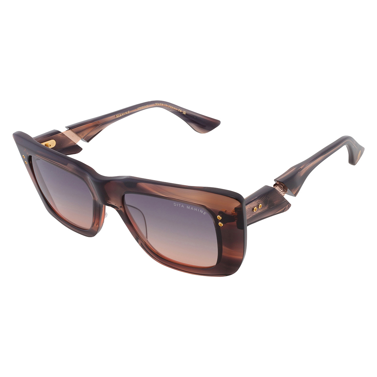 dita mahine grey peach gradient cat eye ladies sunglasses dts437 a 02 53 dita mahine grey peach gradient cat eye ladies sunglasses dts437 a 02 53