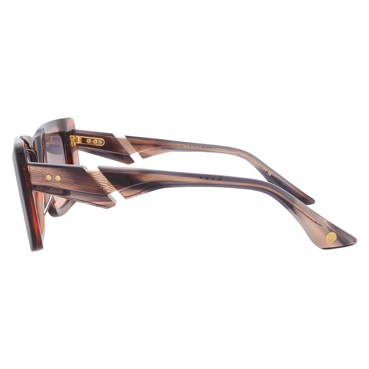 dita mahine grey peach gradient cat eye ladies sunglasses dts437 a 02 53 dita mahine grey peach gradient cat eye ladies sunglasses dts437 a 02 53