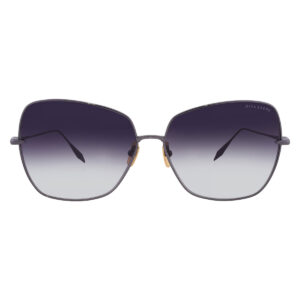 dita zazoe dark grey to clear gradient butterfly ladies sunglasses dts145 a 03