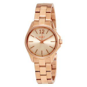 dkny eldridge grey dial rose gold tone ladies watch ny2524