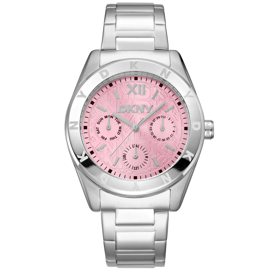 dkny fashion pink dial ladies watch dk1l015m0015 dkny fashion pink dial ladies watch dk1l015m0015
