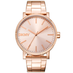dkny fashion rose gold tone dial ladies watch dk1l034m0065
