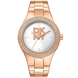 dkny fashion silver tone dial ladies watch dk1l025m0065