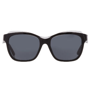 emporio armani dark grey square ladies sunglasses ea4209 605187 54