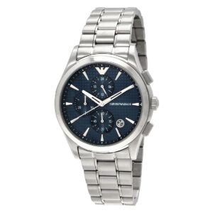 emporio armani quartz blue dial men's watch ar11528