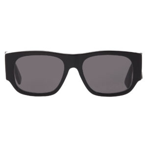 fendi fendi diagonal smoke square men's sunglasses fe40156i 01a 54