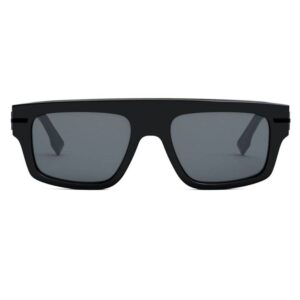 fendi grey browline men's sunglasses fe40091u 01a 54