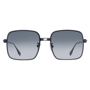 fendi grey square ladies sunglasses fe40123u 90p 55