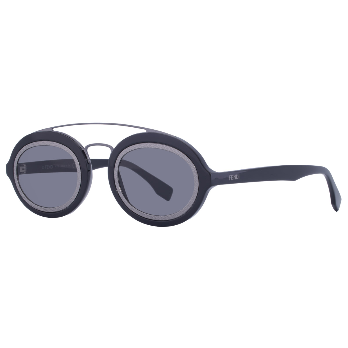 fendi smoke oval men's sunglasses fe40094i 01a 52 fendi smoke oval men's sunglasses fe40094i 01a 52