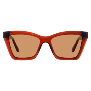 ferragamo bronze cat eye ladies sunglasses sf2039se 224 53