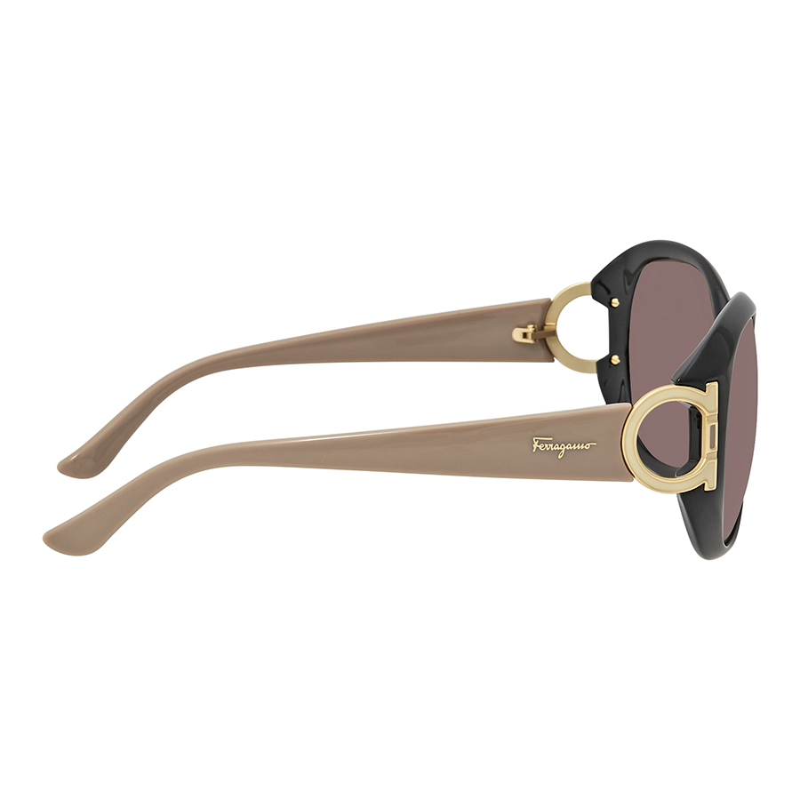 ferragamo brown gradient oval sunglasses sf668 001 57 ferragamo brown gradient oval sunglasses sf668 001 57