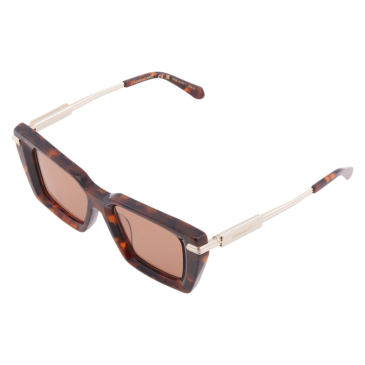ferragamo brown rectangular ladies sunglasses sf2089s 240 52 ferragamo brown rectangular ladies sunglasses sf2089s 240 52