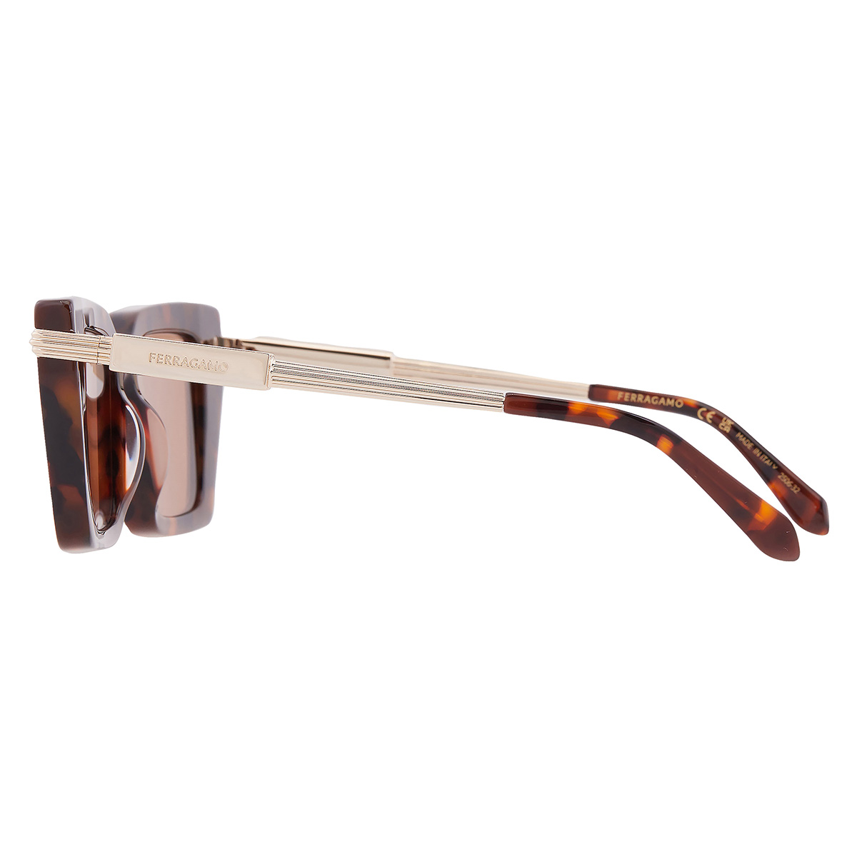 ferragamo brown rectangular ladies sunglasses sf2089s 240 52 ferragamo brown rectangular ladies sunglasses sf2089s 240 52