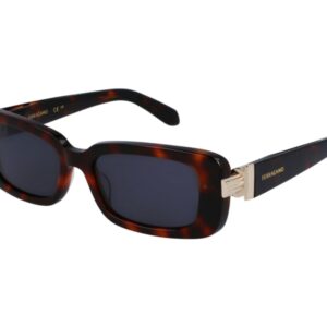 ferragamo dark grey rectangular ladies sunglasses sf1105s 240 52