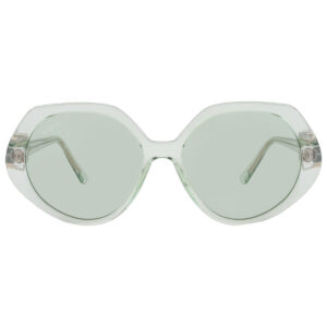 ferragamo green geometric ladies sunglasses sf1084s 341 58